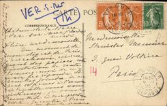 VINTAGE POSTCARD Worm on Sea the gate of the church