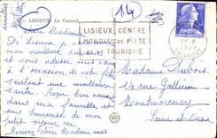 MODERN CARD Lisieux the convent