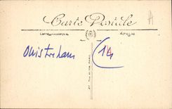 VINTAGE POSTCARD Ouistreham the church