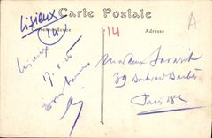 VINTAGE POSTCARD Lisieux the church Holy Jacques