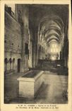 CPA Caen Eglise de la Trinite Le tombeau de la reine Mathilde et la nef