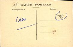 VINTAGE POSTCARD Caen Church of the Trinity the crypt