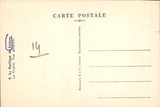 VINTAGE POSTCARD the basilica of Lisieux the crypt View