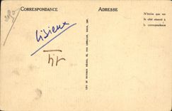 Saint Pierre de la catedral de Lisieux de la POSTAL de la VENDIMIA