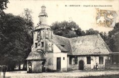VINTAGE POSTCARD Honfleur Vault of Notre Dame de Grace