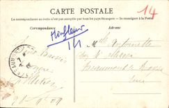 VINTAGE POSTCARD Honfleur Vault of Notre Dame de Grace