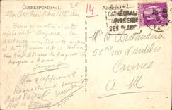 VINTAGE POSTCARD Bayeux Cathedral chorus