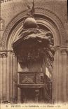 VINTAGE POSTCARD Bayeux Cathedral the pulpit