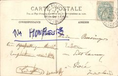 VINTAGE POSTCARD Honfleur Vault Nd of Grace