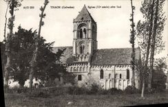 VINTAGE POSTCARD Thaon Church Southern part