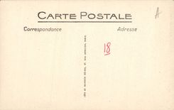 POSTAL Bourges de la VENDIMIA el paladar del corazón de Jacques el techo de la cámara acorazada