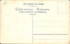CPA Timbres Djibouti Obock Cote des Somalis