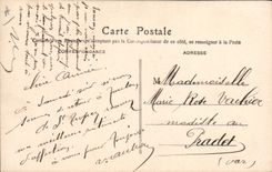 VINTAGE POSTCARD postal and telecommunications authorities Telegram