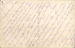 VINTAGE POSTCARD Woman Hairy Soldier the language of the stamp Sower