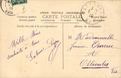 VINTAGE POSTCARD Fantasy Telegram