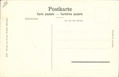 CPA Faience Faincerie Oberammergau Christus Darsteller Anton Lang bei der Arbeit