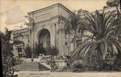 Cerámica de Faincerie de la loza de barro de la POSTAL de la VENDIMIA del golfo de Juan