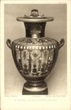 El negro ateniense de Faincerie British Museum Londres del Faience de la POSTAL de la VENDIMIA aparece Hydria