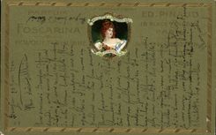 VINTAGE POSTCARD Parfurmerie Parfum Foscarino Pinaud Places Vendome Paris