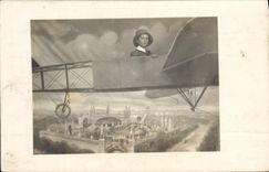 CPA Photographie Avion