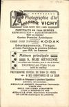 CPA Photographie Vichy Casino Arloing Kodak Rue Sevigne