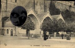 CPA Photographie Lourdes Les piscines