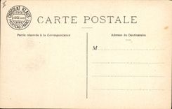 Barco de la POSTAL de la VENDIMIA del pecado Le Havre antes del puerto