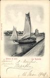 VINTAGE POSTCARD Boat of sin La Rochelle Boats of sin