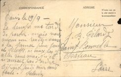 Barco de la POSTAL de la VENDIMIA del pecado Treport el flotilla de los pecadores y la entrada del puerto