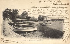 CPA Bateau de peche Toulon Mourillon Port d'abri