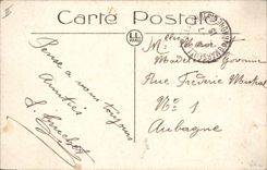 Barco de la POSTAL de la VENDIMIA del pecado de Burdeos el puerto y los muelles