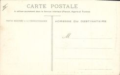 VINTAGE POSTCARD Boat of sin Arcachon Regattas on the basin the departure