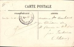 CPA Bateau de peche Le Mourillon Le fort Saint louis