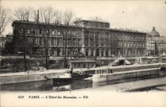 VINTAGE POSTCARD Currencies Paris Mint Boat