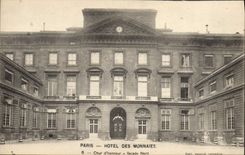 CPA Monnaies Paris Hotel des Monnaies Cour d'honneur 