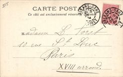 VINTAGE POSTCARD Currencies Paris Mint