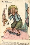 CPA Orientalisme Au telephone