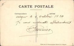 CPA Orientalisme Chez le marabout 