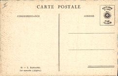 Orientalism de Randavel de la POSTAL de la VENDIMIA los nómadas Argelia
