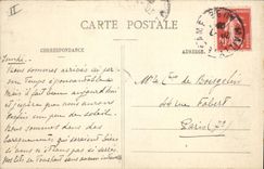 CPA Militaria Camp de Mailly La Custonne Ferme expropriee situee dans la zone dangereuse des Tirs 
