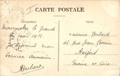 VINTAGE POSTCARD Militaria life with the camp a review of feet