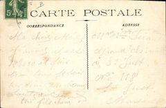 VINTAGE POSTCARD Militaria Camp of Carpiagne Dommart Canteen
