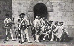 CPA Militaria 37eme d'infanterie Regiment de Turenne 1745