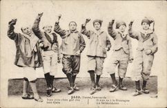 CPA Folklore Danse savoyarde 