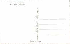 CPM Cinema Agnes Laurent