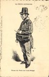 CPA La Poste Facteur des postes sous louis Philippe