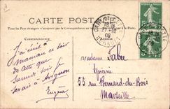 Correspondencia instantánea de la POSTAL de la VENDIMIA