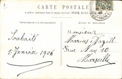 VINTAGE POSTCARD Woman Letter