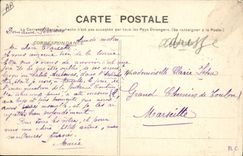 VINTAGE POSTCARD Aubenas Ardeche View Dimension of the road of Valleys