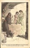 VINTAGE POSTCARD In ancient Rome of the freed slaves perfumes sell
